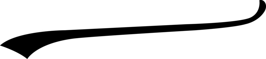 Baseball Swash Text Tail
