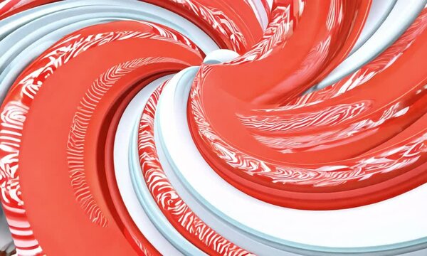 candy canes isolated on white