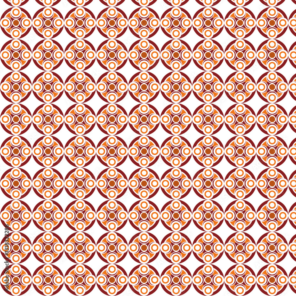 Aufkleber clean circles patterns design