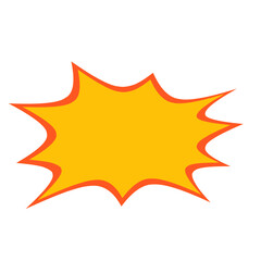 Cartoon explosion elements 