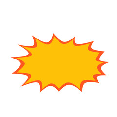 Cartoon explosion elements 