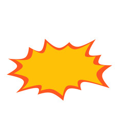 Cartoon explosion elements 