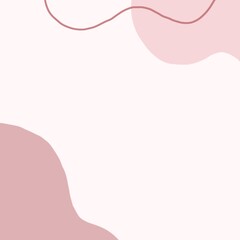 pink background with pink ribbon