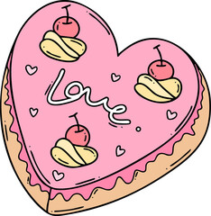 Cute pink desserts for Valentine's Day	
