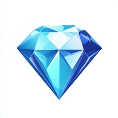 Design of diamond icon logo illustration isolated on white background