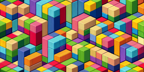 Obraz premium 3D Rendering of Abstract Geometric Background Design