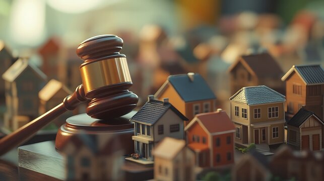 Real estate gavel legal ruling moment images