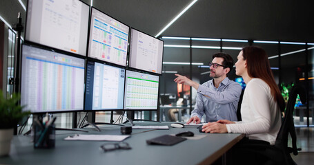 Corporate Accountant Analyzing Tax Invoices