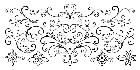 "Ornamental Grace: A Symmetrical Collection of Timeless Flourishes"
