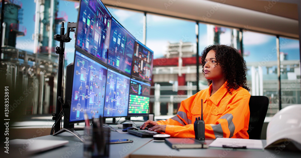 Aufkleber Engineer Operator Using Scada System
