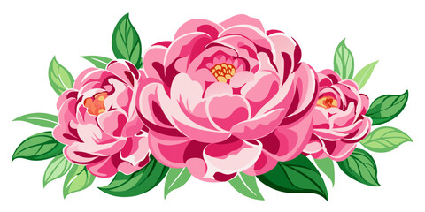 "Blush Reverie: A Graceful Bloom of Pink Peonies"
