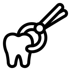 tooth extraction icon