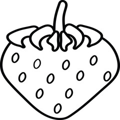 vector illustration of an strawberry