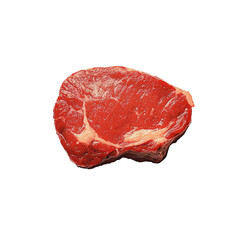 Fototapeta premium A Raw meat transparent png.