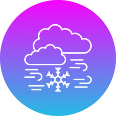 Cold breeze Icon