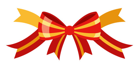Festive Flair: The Vibrant Charm of Red and Yellow Bows

