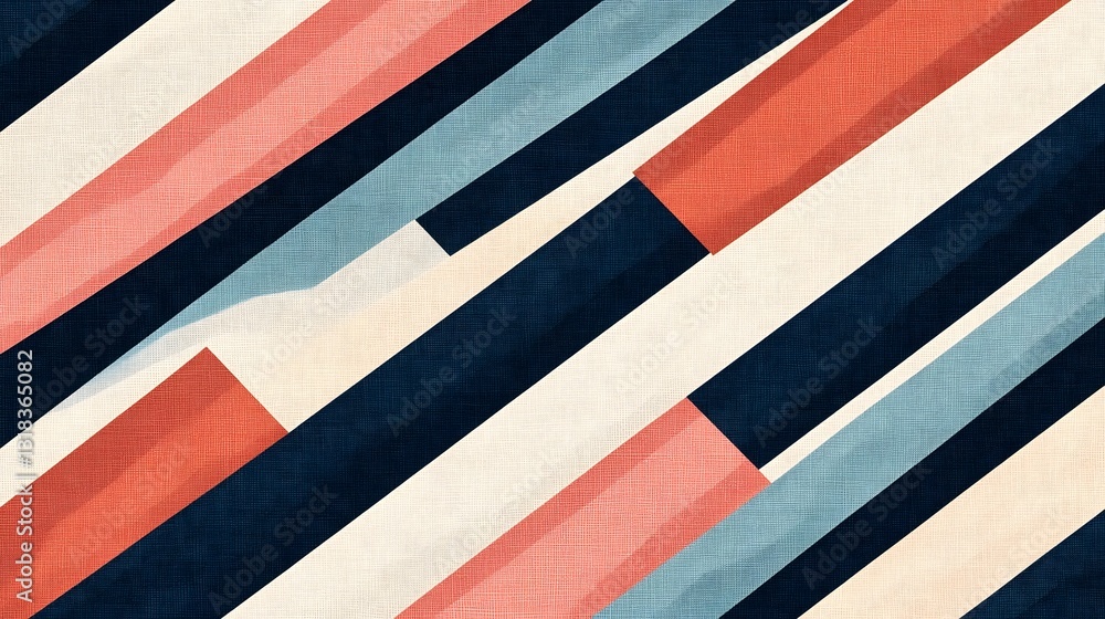 Poster minimalist diagonal fabric pattern with muted tones for modern design