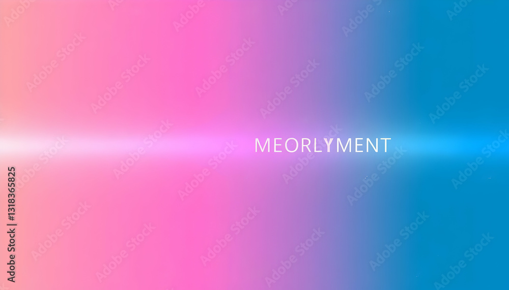 Aufkleber abstract gradient background with soft white text on vibrant colors