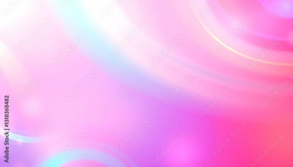 Poster soft colorful swirls in blurred background for abstract design