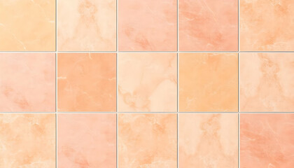 Light Peach Marble Tile Pattern for Modern Interior Design