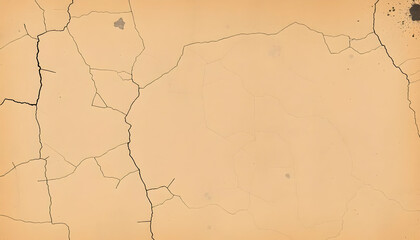 Dry Cracked Surface with Textured Pattern in Warm Beige Color