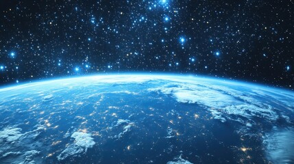 Earth from Space at Night