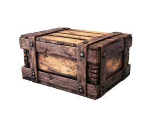 Vintage Wooden Crate Rustic Texture Old Box