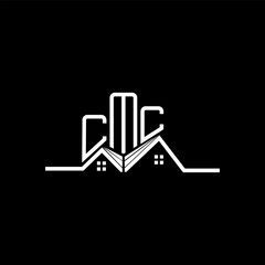 CMC Real State logo design, CMC simple and modern logo. CMC luxurious alphabet design