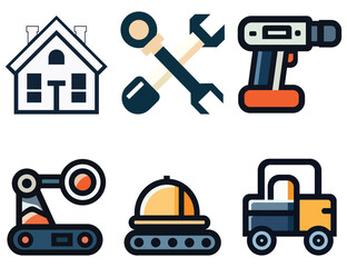 Construction and Engineering Icons 