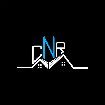 CNR Real State logo design, CNR simple and modern logo. CNR luxurious alphabet design