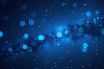 Dark blue night sky with glitter bokeh and twinkling stars, glitter bokeh, starry night, bohemian style