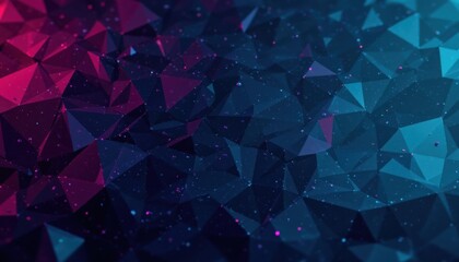 Obraz premium Dynamic geometric patterns abstract visuals digital art creative space aesthetic modern design