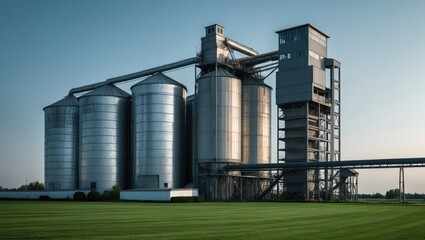 Obraz premium A Feed Mill Facility for Grain Co-ops