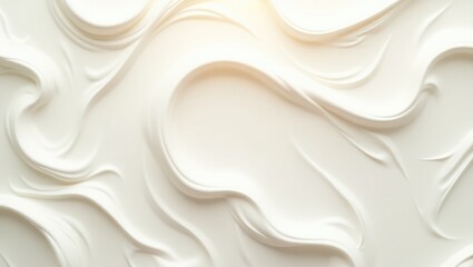 Obraz premium Backdrop close-up of cream texture.