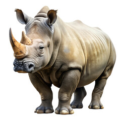 Obraz premium rhino isolated on white background