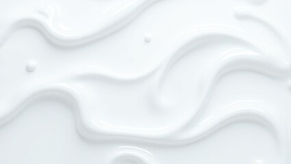 Gel texture. Background of clear liquid cosmetic product. Skincare serum and beauty cream with bubbles in close-up.
