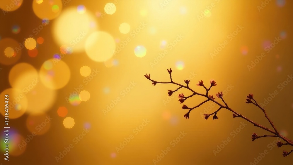 Aufkleber A composition featuring abstract sparkling bokeh lights with colorful prism effects and blurred shapes, forming a dreamy background.