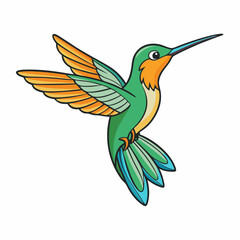 hummingbird in flight