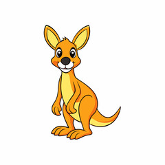 vector illustration of a kangaroo