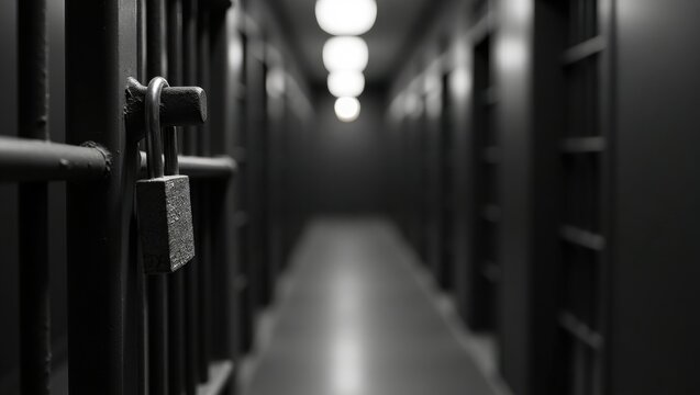 Grate featuring a key to a cell.