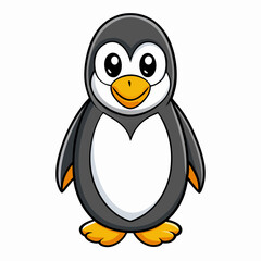 penguin on a white background