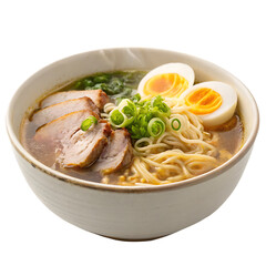 Ramen isolated on white background