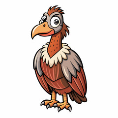 turkey vulture cartoon vector
