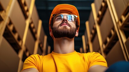 A data analyst working with warehouse management software, using data visualization tools to identify trends, patterns, and areas for improvement.