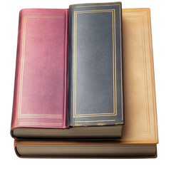 Books and Magazines Covers and layouts displayed isolated on white background.PNG