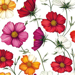 PNG cosmos flower against a transparent background