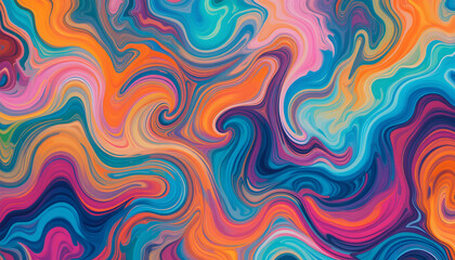 Obraz premium Vibrant Colorful Abstract Marble Texture