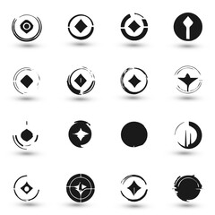 Set logo collection Logo can be used for icon brand identity finance