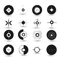 Set logo collection Logo can be used for icon brand identity finance