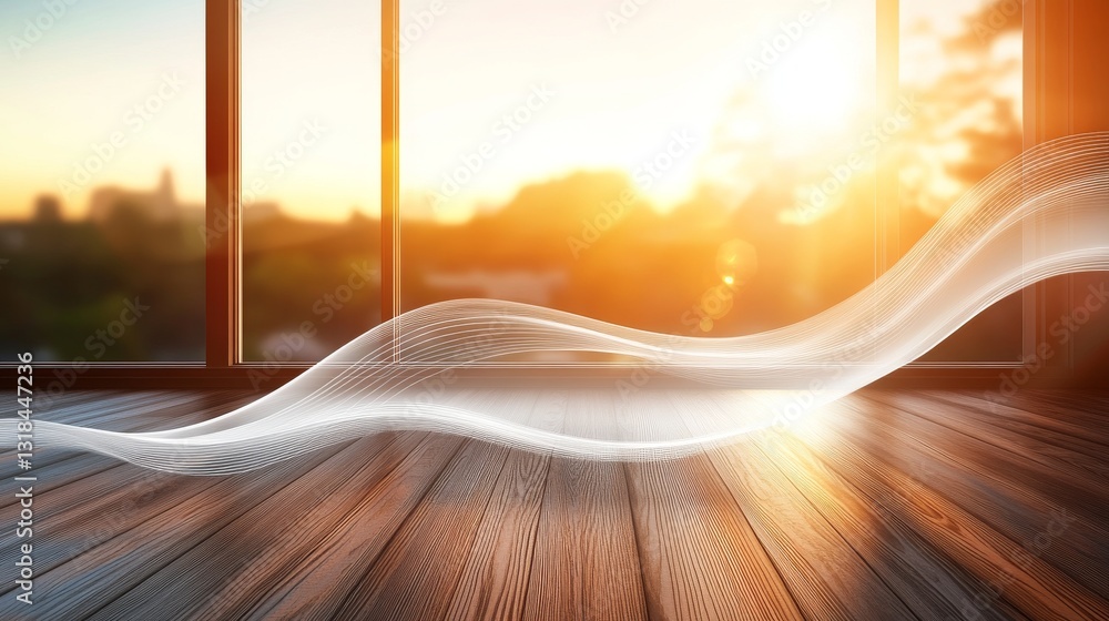 Poster navigating incredible frontiers: the gentle rhythms of time loops in photo stock concepts - unraveli